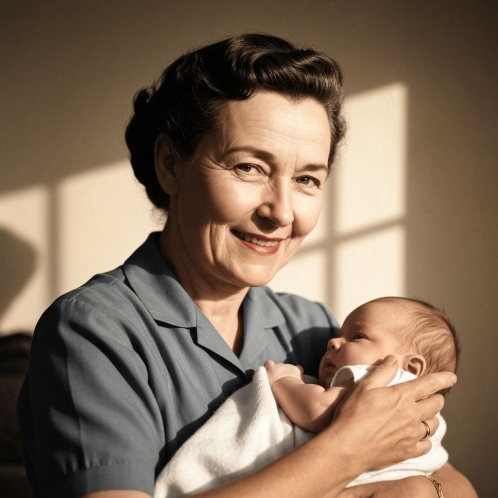 Foto colorizada e restaurada pela IA